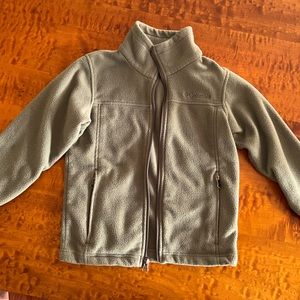 Columbia unisex fleece jacket/sweatshirt size XS (6/7)
color dark green
